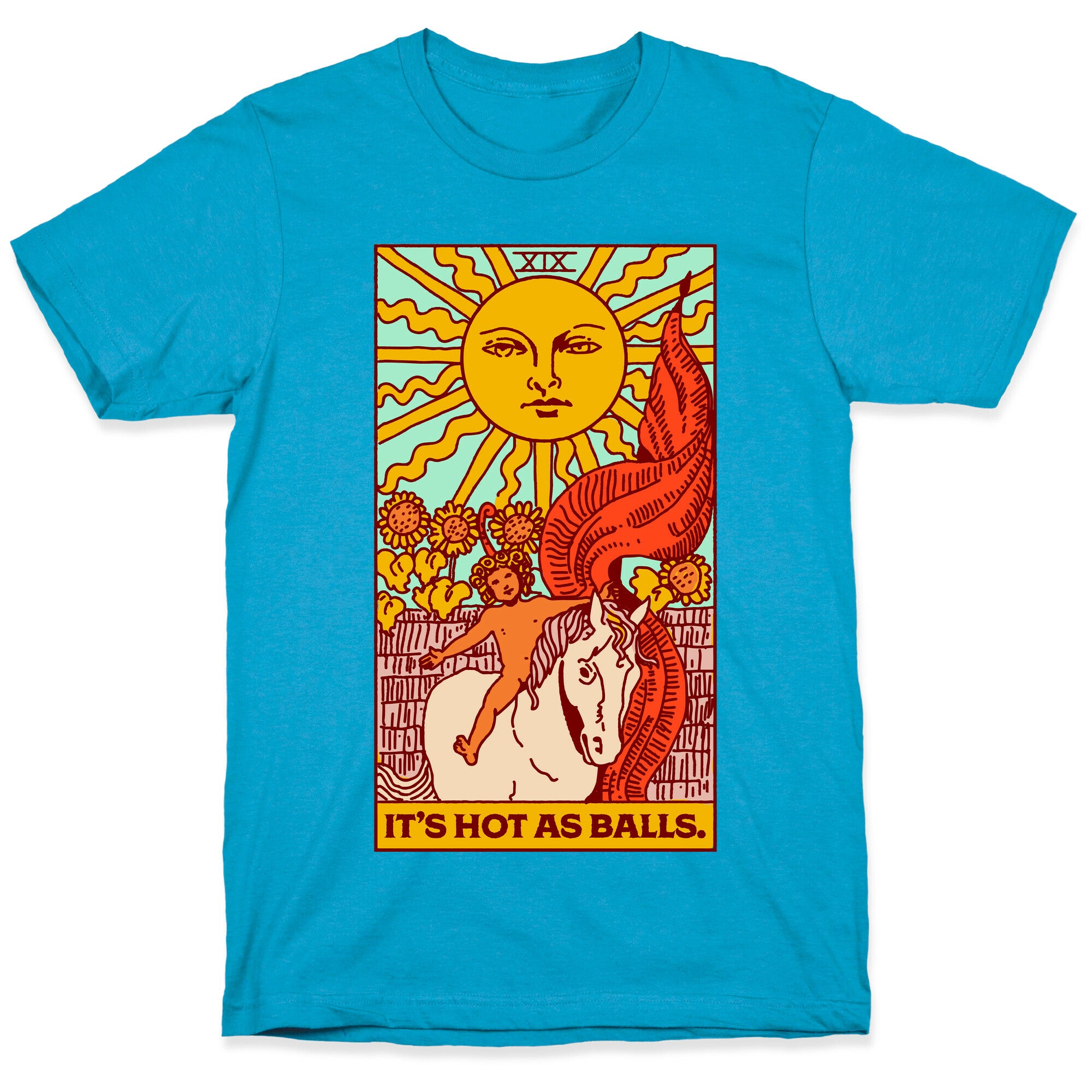 It's Hot As Balls (The Sun Tarot) Unisex Triblend Tee